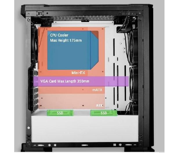 Zalman X3 RGB Biała - 512061 - zdjęcie 6